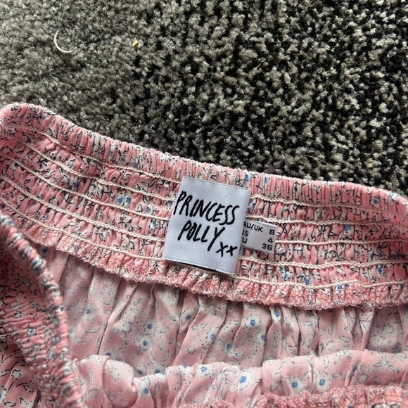 Princess Polly Susanna Pink Tiered Mini Skirt - Picture 3 of 4